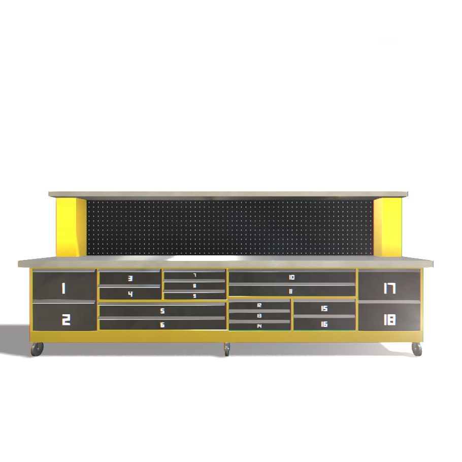 Ananas Yellow 6C Cabinet