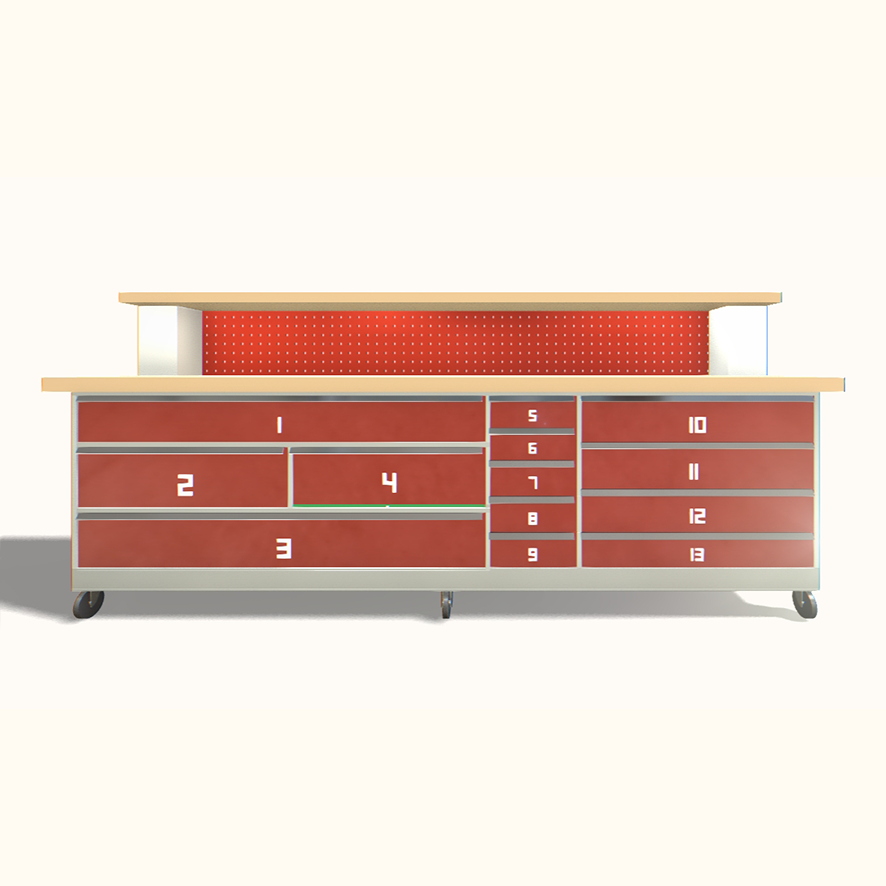 Red Ice 4C Cabinet